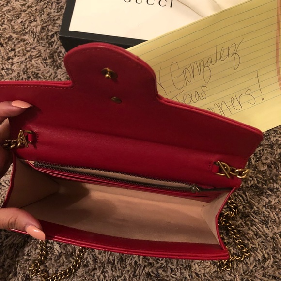 Gucci 2.0 hibiscus wallet on a chain - Picture 2 of 3